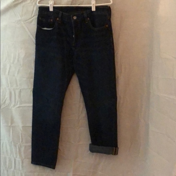 Levi's Denim - capri Button fly 501 capri